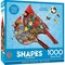 Contours Cardinals 1000 Piece Shaped Jigsaw Puzzle Colorful Summer Design
